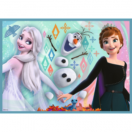 Puzzle Frozen 2 Uimitoarea Lume Disney, 4-In-1, 12/15/20/24 [1]