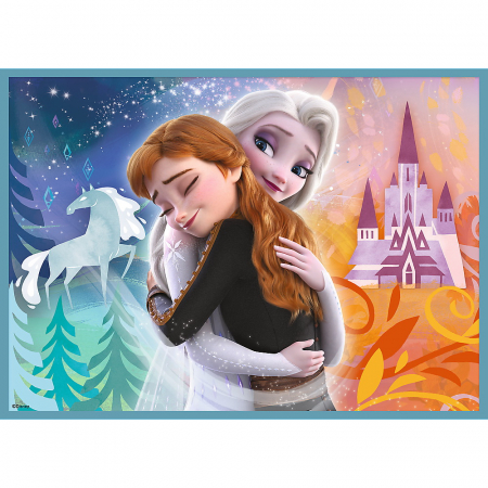 Puzzle Frozen 2 Uimitoarea Lume Disney, 4-In-1, 12/15/20/24 [3]