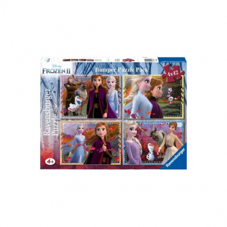 Puzzle 3-6 ani - Puzzle Frozen II, 4x42 Piese