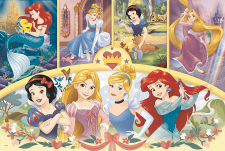 Puzzle personaje Disney - Puzzle Maxi Trefl, Disney Amintiri magice, 24 piese