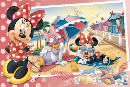 Puzzle Maxi Trefl, Disney Minnie Mouse, In vacanta, 24 piese [1]