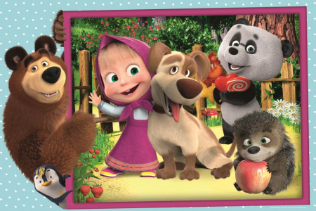 Puzzle Maxi Trefl, Masha si Ursul, 24 piese [1]