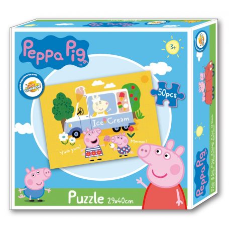 Puzzle 3-6 ani - Puzzle Peppa Pig 50 piese