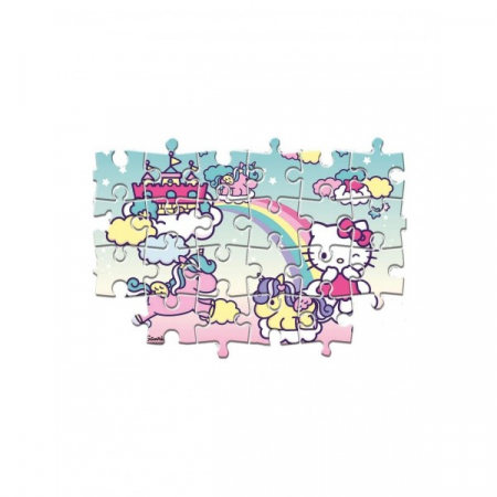 Puzzle Super Color Hello Kitty, 2x20 Piese [2]