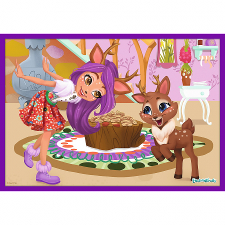 PUZZLE TREFL 10IN1 ENCHANTIMALS - FETELE UIMITOARE [5]