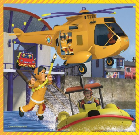 PUZZLE TREFL 3IN1 POMPIERUL SAM [3]