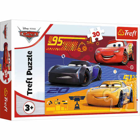 Puzzle Cars Trefl 30 Masini inainte de cursa [0]