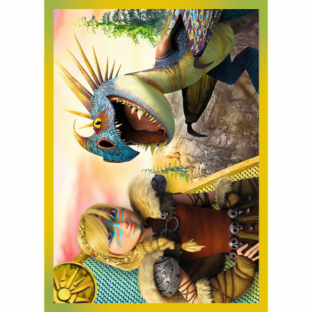 Puzzle Trefl 4 in 1 Cum sa iti dresezi dragonul 3 [3]