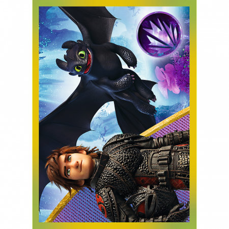 Puzzle Trefl 4 in 1 Cum sa iti dresezi dragonul 3 [4]