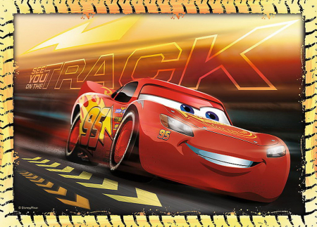 Puzzle Trefl 4 in 1, Disney Cars 3 - Pregatiti de cursa [1]