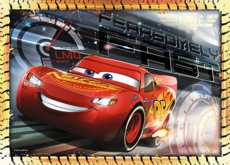 Puzzle Trefl 4 in 1, Disney Cars 3 - Pregatiti de cursa [3]