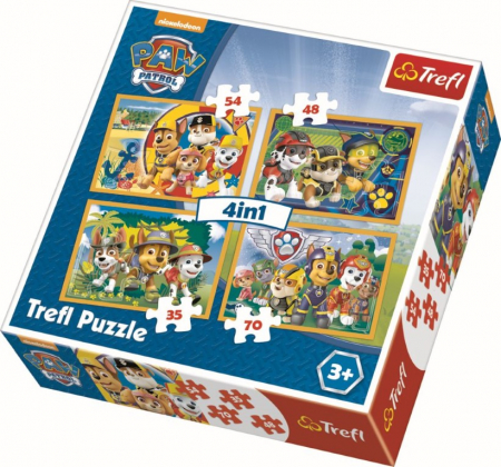 Puzzle Trefl 4in1 Intotdeauna La Timp [0]