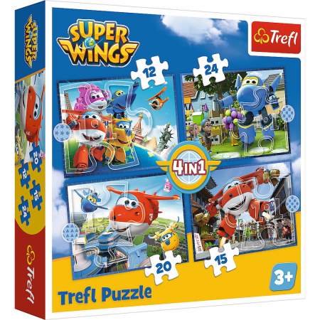 PUZZLE TREFL 4IN1 O ECHIPA EXTRAORDINARA [0]