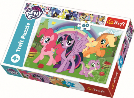 Puzzle Trefl 60 piese, Curcubeul prieteniei, My Little Pony [0]