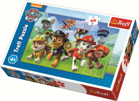 PUZZLE TREFL 60 PATRULA CATELUSILOR GATA DE ACTIUNE [0]