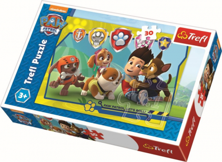 Puzzle Trefl, Paw Patrol, Ryder si prietenii, 30 piese [0]