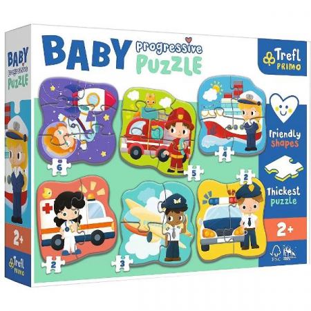 PUZZLE TREFL PRIMO BABY PROGRESSIVE VEHICULELE PROFESIONALE [0]