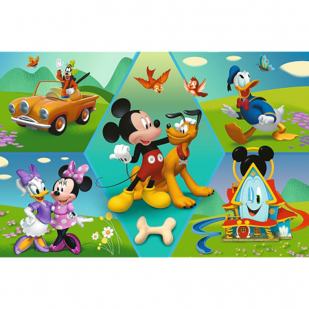 Puzzle Disney Mickey Amuzantul, 60 Piese XXL [1]