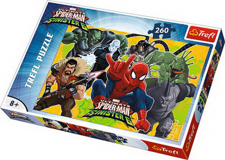 Puzzle Trefl, Spiderman in actiune, 260 piese [0]