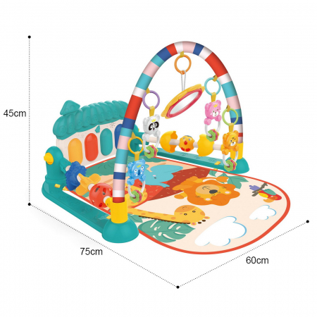 SALTELUTA MULTICOLORA CU CENTRU DE ACTIVITATI SI PIAN [4]