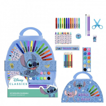 Scoala si gradinita - Disney Lilo și Stitch set de papetărie 50 de piese
