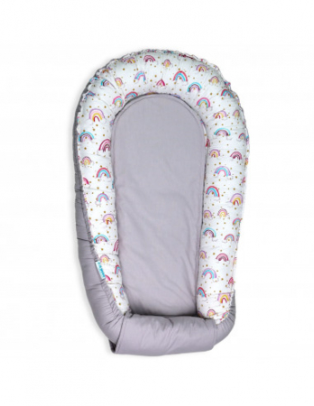 Set 5 piese Baby Nest din Bumbac, curcubeu [3]