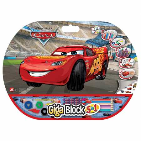 Scoala si gradinita - Set activitati 5 in 1 Cars