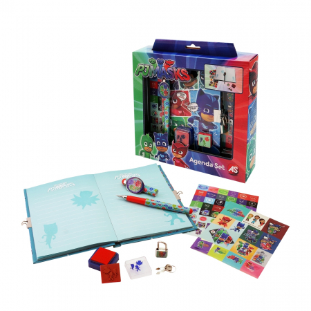 Set Cadou Cu Ceas Eroi in Pijama [0]