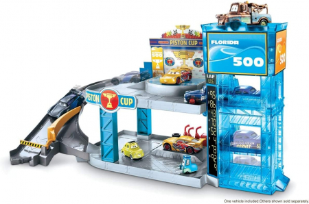 Set de joaca Disney Cars - Garajul de curse Florida 500 [2]