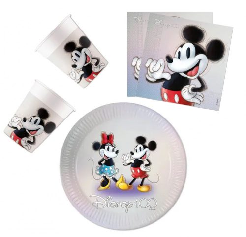 Idei cadouri - Set de petrecere din 32 de piese Mickey Mouse editie aniversara