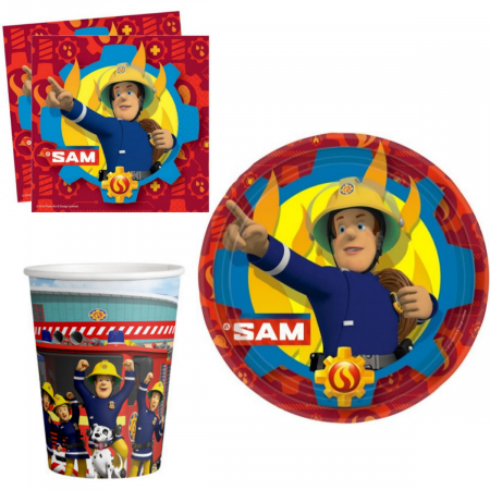 Set de petrecere din 36 de piese Pompierul Sam [0]