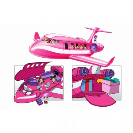Set Figurine Gift 'Ems- Avion Si Cutie Cu Surpriza [1]