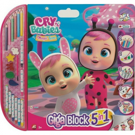 Set Pentru Desen 5 In 1 Gigablock Cry Babies [0]