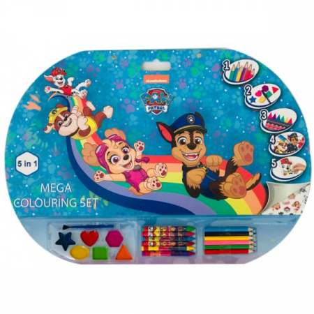 Set Pentru Desen 5 in1 Gigablock Paw Patrols [0]