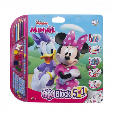 Set Pictrura 5 In 1 Gigablok Minnie Mouse [0]