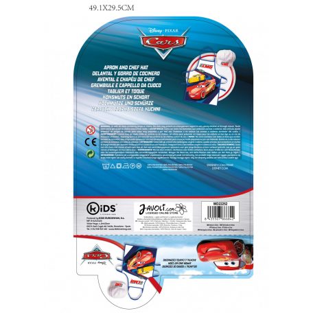 Set sort si boneta de bucatarie pentru copii Cars [1]