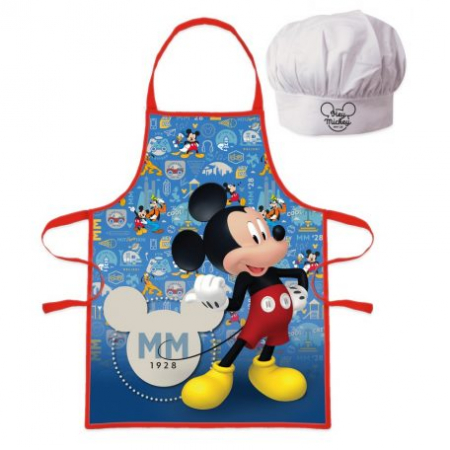 Set sort si boneta de bucatarie pentru copii Mickey Mouse [0]