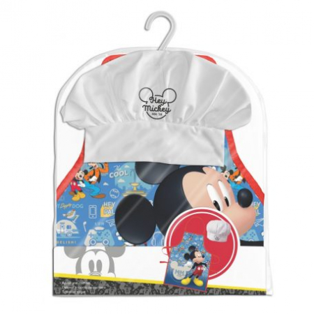 Set sort si boneta de bucatarie pentru copii Mickey Mouse [1]