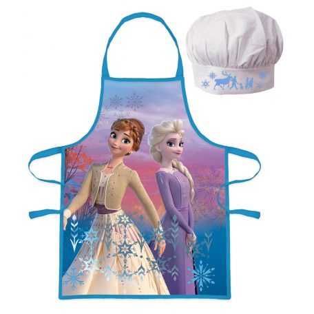 Bucatarie si accesorii - joc de rol pentru copii - Set sort si boneta de bucatarie pentru copii Frozen