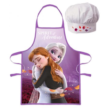 Bucatarie si accesorii - joc de rol pentru copii - Set sort si boneta de bucatarie pentru copii Frozen