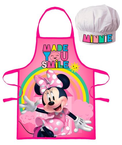 Accesorii cu personaje Disney - Set sort si boneta de bucatarie pentru copii Minnie Mouse