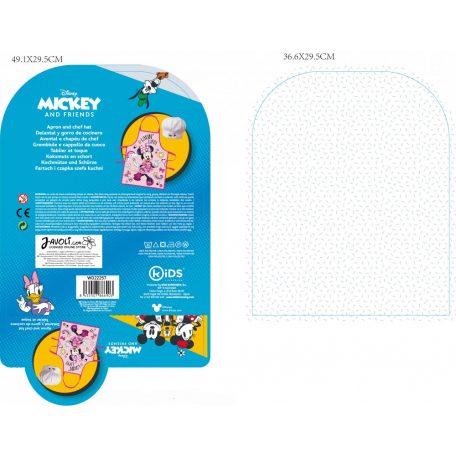 Set sort si boneta de bucatarie pentru copii Minnie Mouse [1]