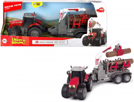 TRACTOR CU REMORCA MASSEY FERGUSON 8737 [0]