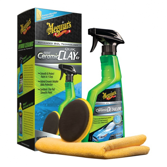 Hybrid Ceramic Quick Clay Kit, kit decontaminare vopsea cu pad argila sintetica [2]