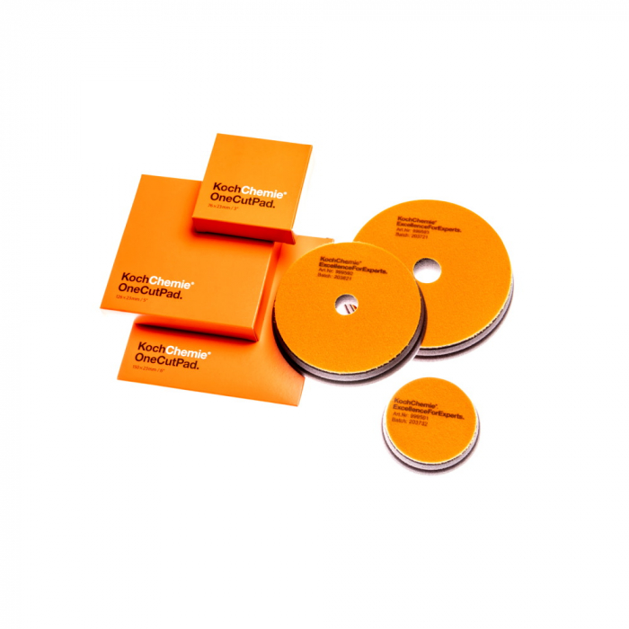 999593_Koch_Chemie_One_Cut_Pad_burete_polish_one_step_portocaliu_150x23mm [3]