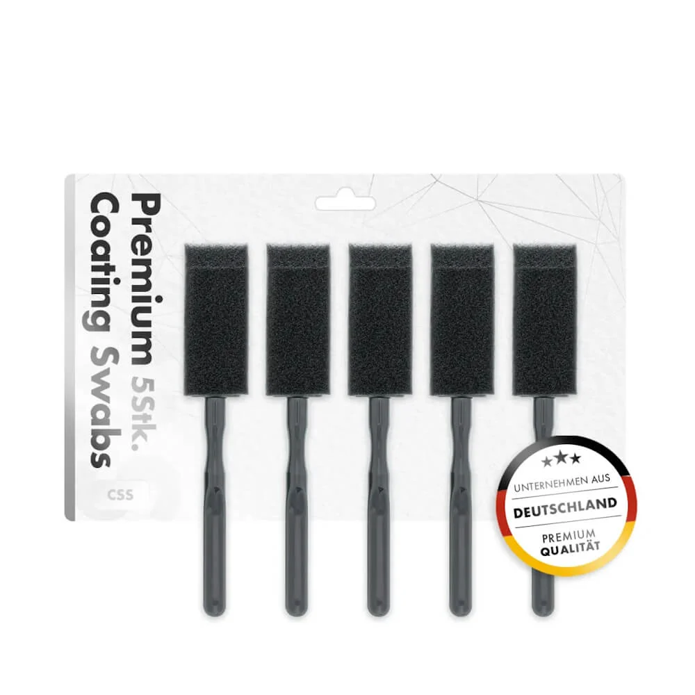 Bureți, aplicatori - CW-CSS_chemicalWorkz_Coating_Swab_Set_burete_aplicator_protectii_cu_maner_set_5buc.
