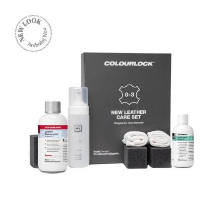 Piele, vinilin - 11057_Colourlock_New_Leather_Care_Kit_cu_Leather_Shield_set_curatare_si_protectie_piele_125ml_150ml