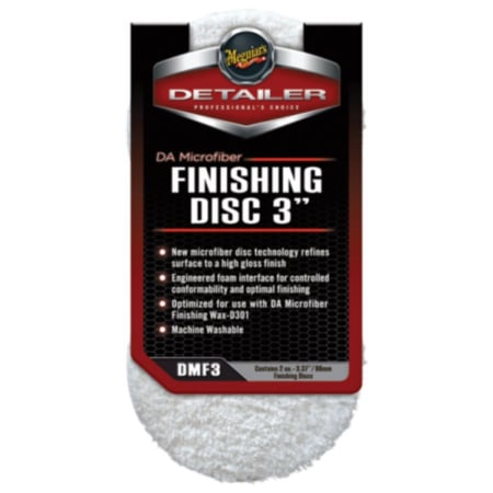 DA Microfiber Finishing Disc 3", disc polish finish cu microfibra 7,62 cm, pachet 2 buc