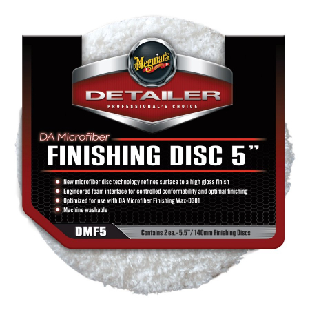 DA Microfiber Finishing Disc 5", disc polish finish cu microfibra 12,7 cm, pachet 2 buc