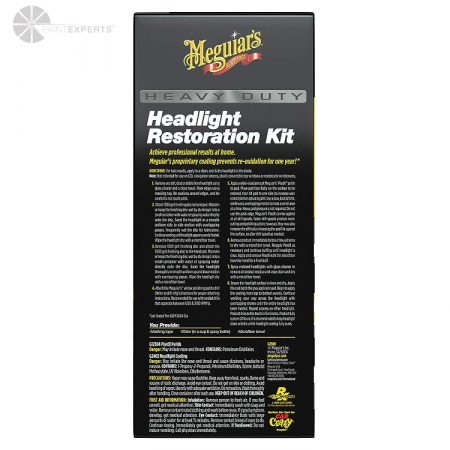 Heavy Duty Headlight Restoration Kit, set polish faruri [1]